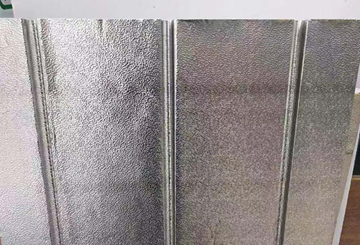 压花铝箔地暖模块